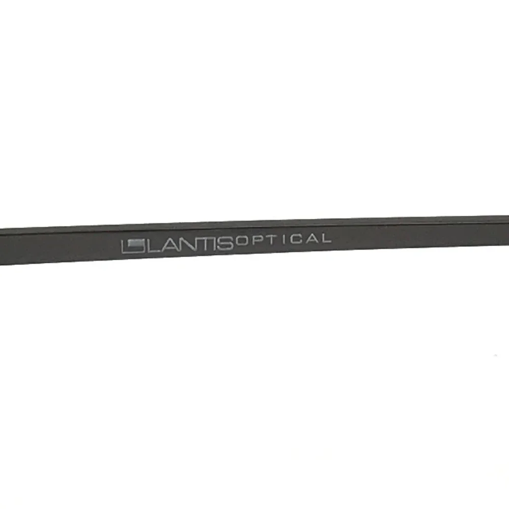 Lantis Optical Eyeglasses Frames L7009 GUN Gunmetal Aviator Wire Rim 58-19-150